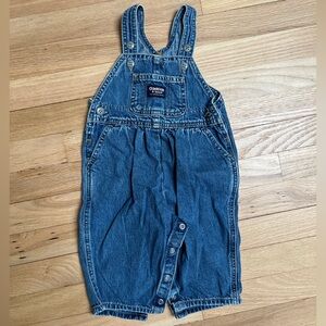 Vintage OshKosh Blue Jean Overalls 12 Months